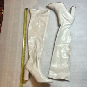 Wild pair over the knee pu stretch boots. New.